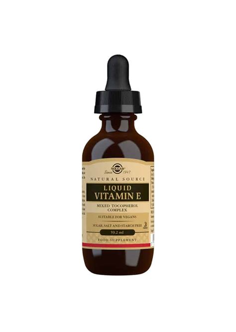 Nestemäinen E-vitamiini - Liquid Vitamin E - Solgar ravintolisät