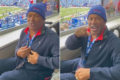 O.J. Simpson showed up at Bills home game