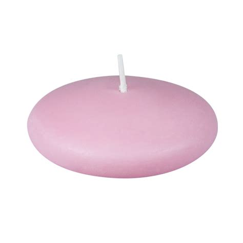 3 Inch Light Rose Floating Candles 72pcs Case Bulk