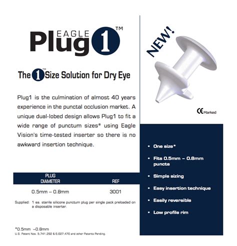 Eagle Vision Puntum Plugs Opto Medica