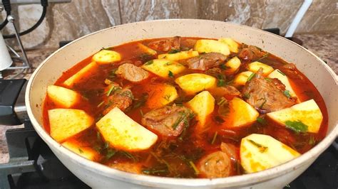 СОУС - Картошка с МЯСОМ! Безумно Вкусный Рецепт. - YouTube
