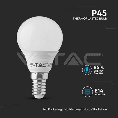 Lampadina Led Samsung Chip W E P Plastica Bianco Naturale Sku