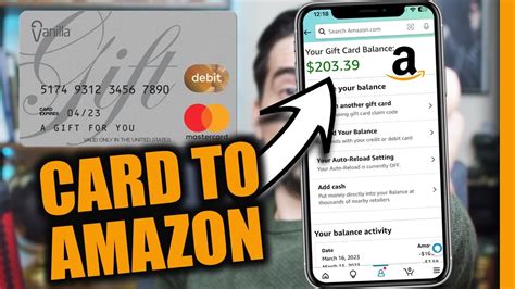 How To Add A Mastercard Gift Card Balance To Your Amazon Account Youtube