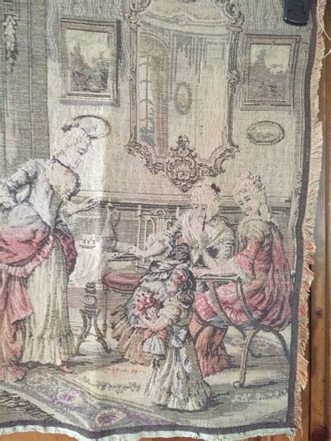 Vintage Belgium Tapestry Wall Hanging X Ebay