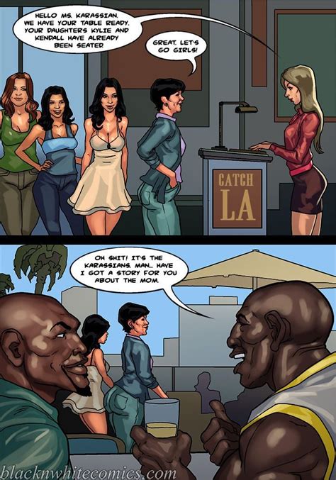 The Karassians Keeping Up With The Kardashians Blacknwhitecomics