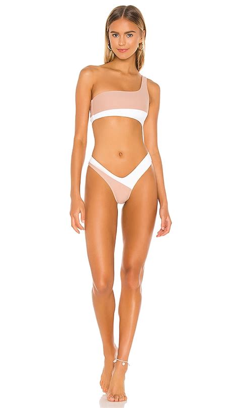 Camila Coelho Rumba Bottom In White Nude Revolve