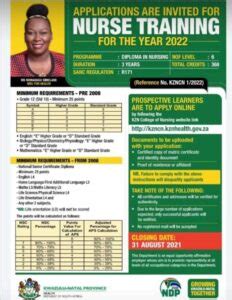 KZN Nursing College 2024 Intake Application