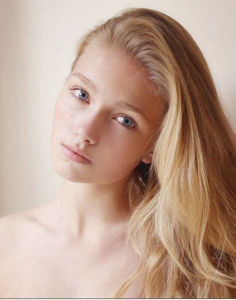 Beautiful And Innocent Such Natural Beauty Women Pale Blonde