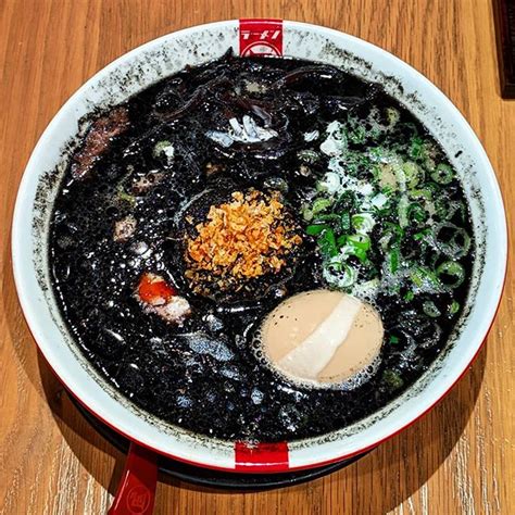 I Ate Squid Ink Ramen Rfood