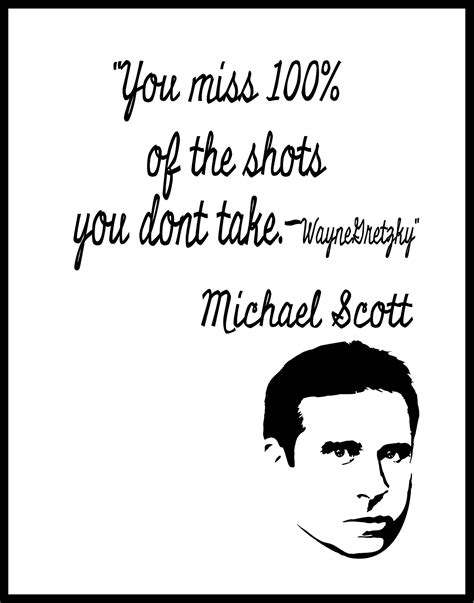 Wayne Gretzky Michael Scott Quote - ShortQuotes.cc