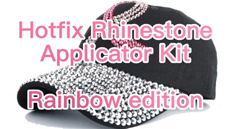 Hotfix Rhinestone Applicator Kit Introduction Rainbow Edition From