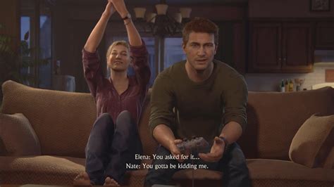 Uncharted 4 Playing The Ps1 Scene Youtube