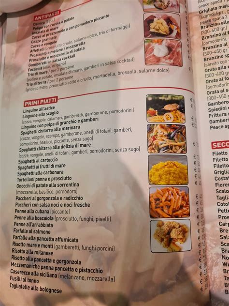 Menu Da La Pergola Ristorante Cormano