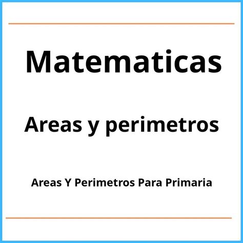 Ejercicios De Areas Y Perimetros Para Primaria Pdf The Best