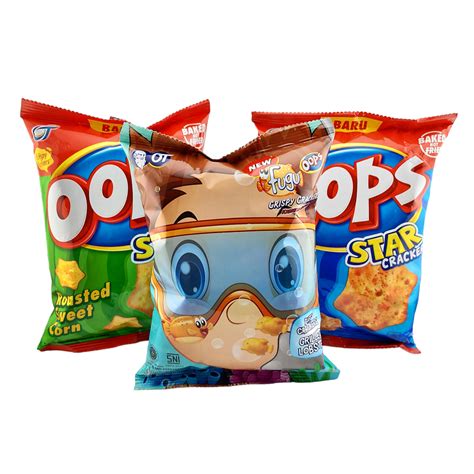 Jual Oops Crispy Crackers Jumbo Netto Gr Shopee Indonesia