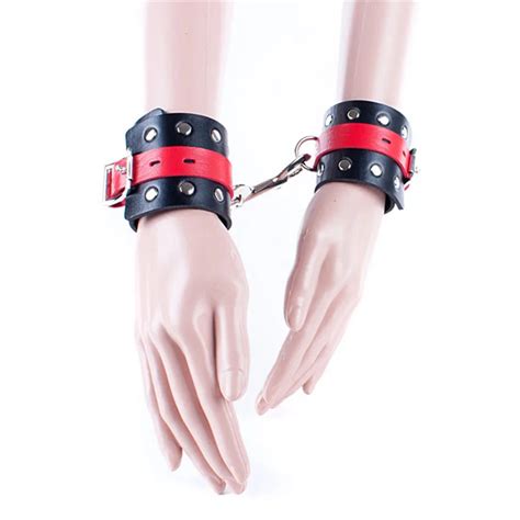 PU Leather Hand Cuffs Leg Cuffs Kit Adult Games Sex Slave Fetish