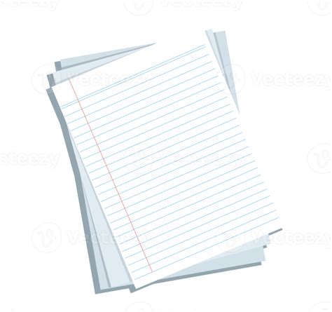 Hoja De Papel De Cuaderno En Blanco Con L Neas Png