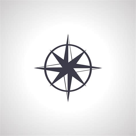 Premium Vector Compass Rose Isolated Icon Compass Rose Icon