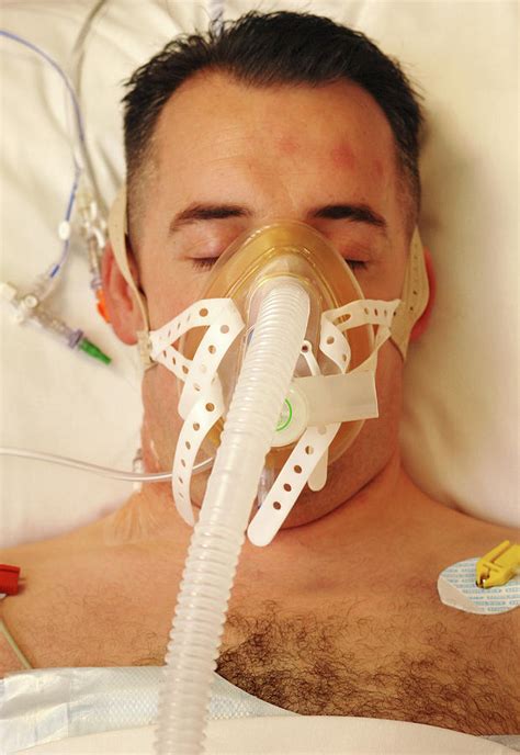 Intensive Care Patient Photograph By Bodenham Lth Nhs Trust Science