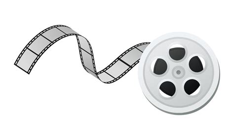 Vector old film tape with film stripe over white background vector 28647769 Vector Art at Vecteezy