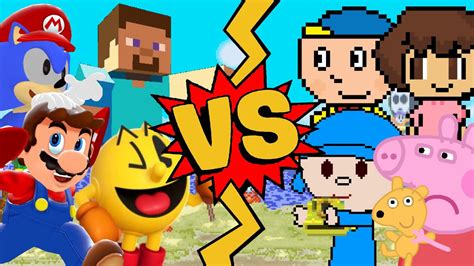 Mugen Battles Mariosonicpac Mansteve Vs Cailloudorapocoyo