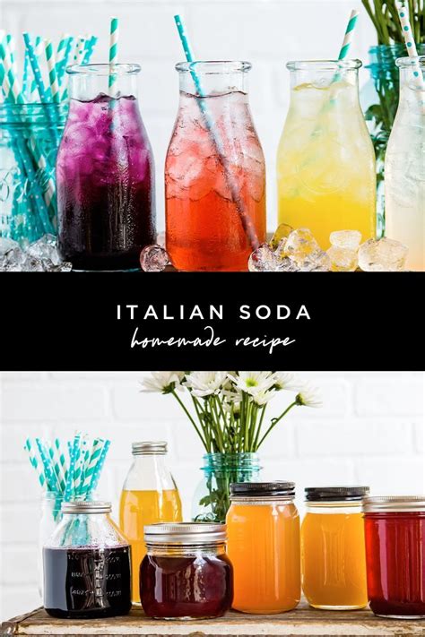 Homemade Italian Soda Recipe Italian Soda Soda Recipe Healthy Soda