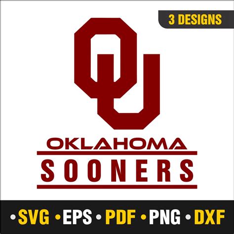 Oklahoma Sooners College Monogram Masterbundles