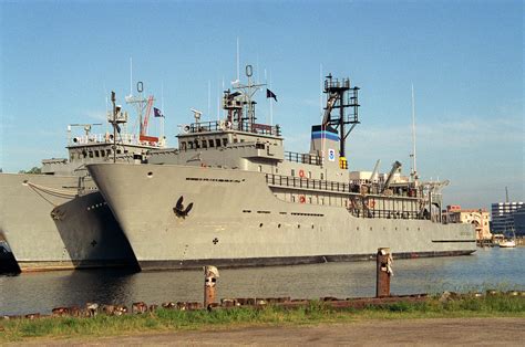 A Port Bow View Of The Noaa Oceanographic Research Ship Adventurous T