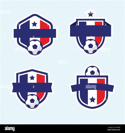 france football badges illustration, vector, logos Stock Vector Image ...