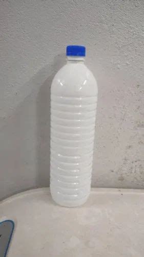 Pet Screw Cap Litre Milky White Bottle Use For Storage Chemical At