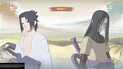 Sasuke Vs Orochimaru Naruto Shippuden Ultimate Ninja Storm 4 Ps4