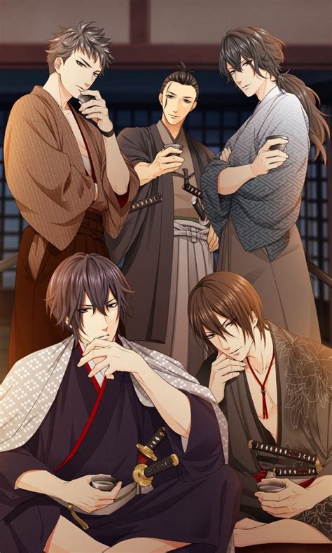 Era Of Samurai Code Of Love They Are So Cool Dark Anime Guys Anime