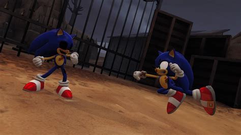 Sonic VS Sonic.EXE by DarkRise3124 on DeviantArt