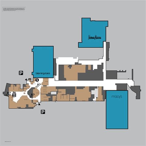 Mall Map Of Lenox Square® A Simon Mall Atlanta Ga Lenox Square