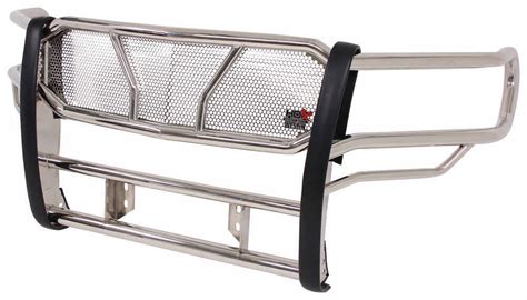 Westin Hdx Grille Guard With Punch Plate Polished Stainless Steel Westin Grille Guards 57 2500