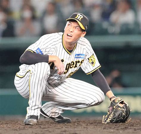 ＜神・オ＞9回、杉本に勝ち越し弾を浴びた湯浅（撮影・成瀬 徹） ― スポニチ Sponichi Annex 野球