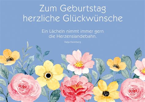 Geburtstagskarte Zum Geburtstag herzliche Glückwünsche