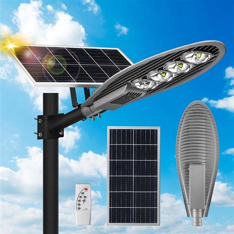 Lovus W Solar Street Light Outdoor Lm Commercial Solar Led