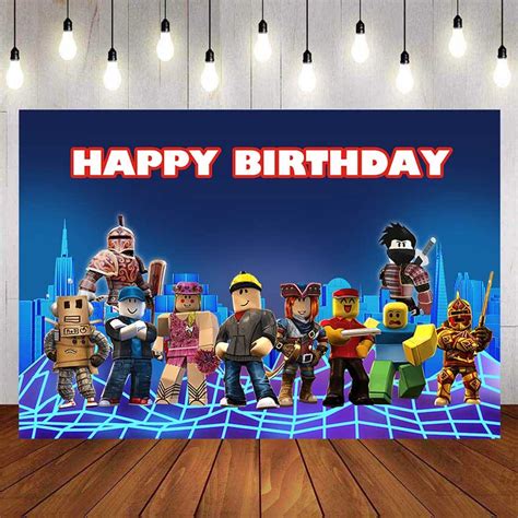 Roblox Birthday Banner And Cake Topper Everything Else On Carousell