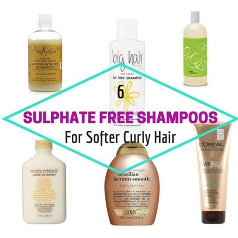 6 Sulphate Free Shampoos For Softer Curly Hair | Sulfate free shampoo ...