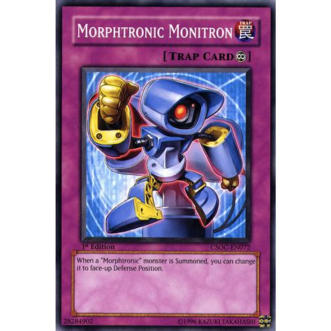 Morphtronic Monitron Csoc En072 Yu Gi Oh Card
