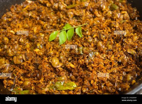 Kerala Style Kakka Irachi Fry Stock Photo Alamy