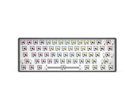 DK61 Keyboard Kit Bluetooth 2 4G Wired Three Mode 61 Keys Layout Hot