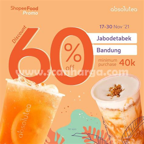 Promo Absolutea Diskon Pemesanan Via Shopeefood Scanharga