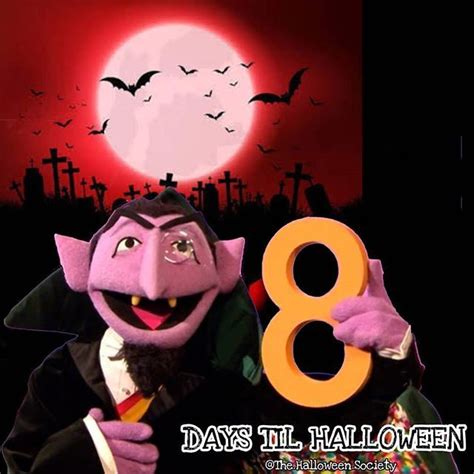 Days Til Halloween Ah Ah Ah Thecount Sesamestreet