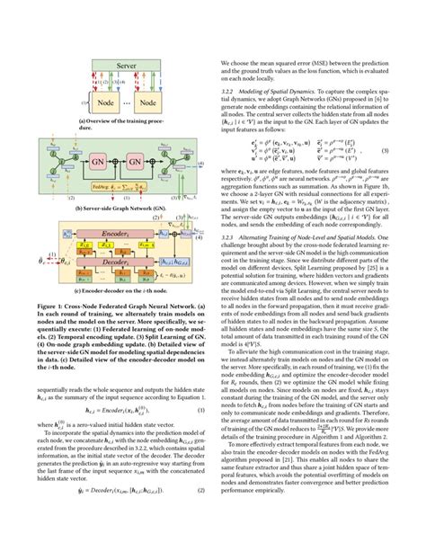 Cross Node Federated Graph Neural Network For Spatio Temporal Data