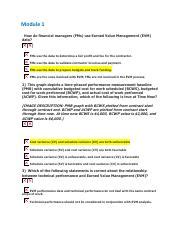 EVM 101 Test 1 6 Answers MODULE 1 1 The Use Of Earned Value