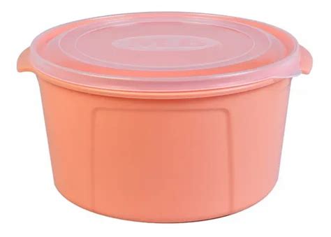 Pote Plástico Multiuso Redondo C Aba 10 5l Nude Nude MercadoLivre