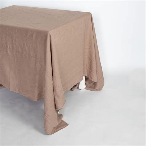 Linen Tablecloth Mocha Elderberry Event Hire