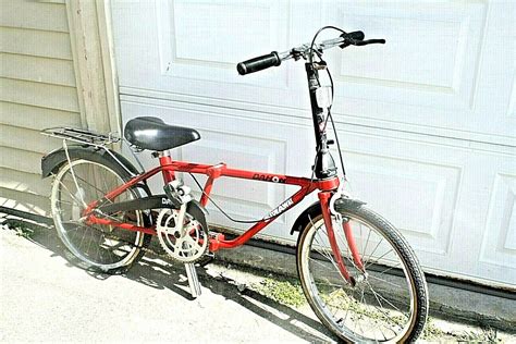 Rare Vintage Dahon Folding Bike Inch Spd Original Bag Very Good